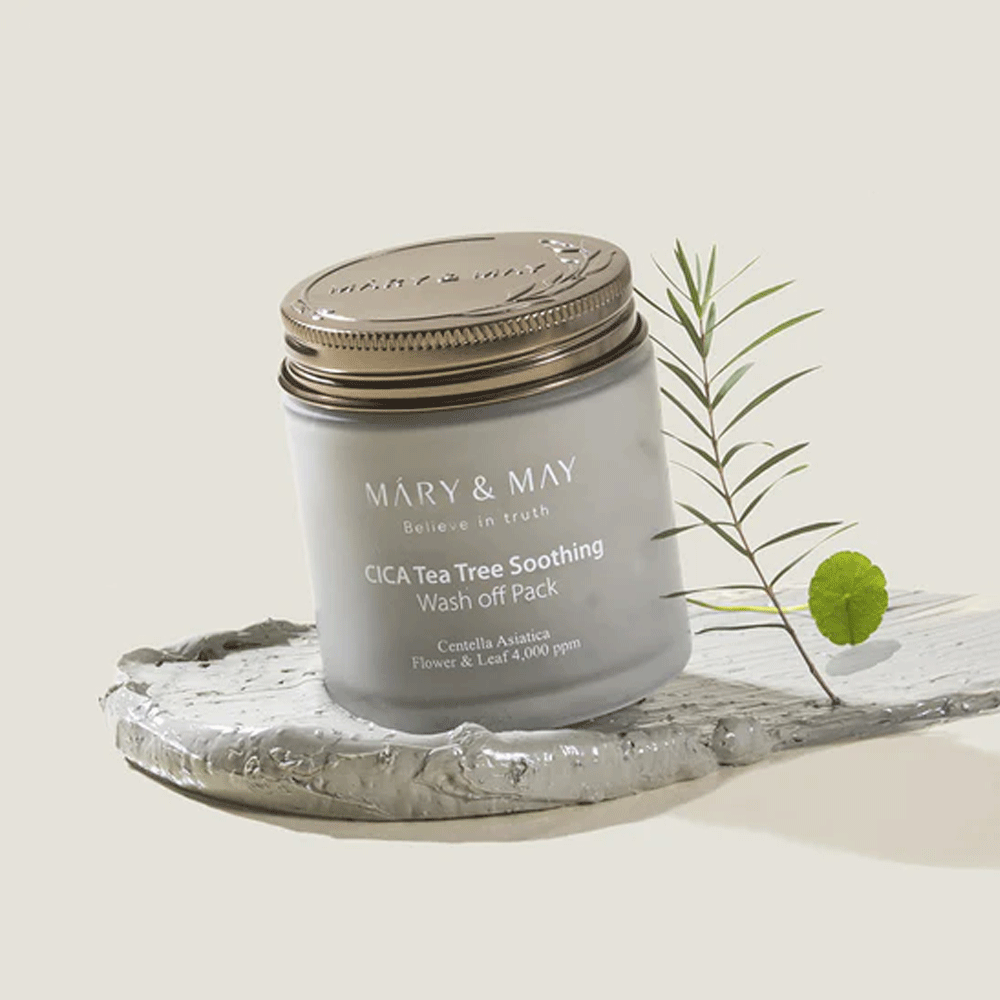 Mary&May CICA TeaTree Soothing Wash off Pack 125g - DODOSKIN