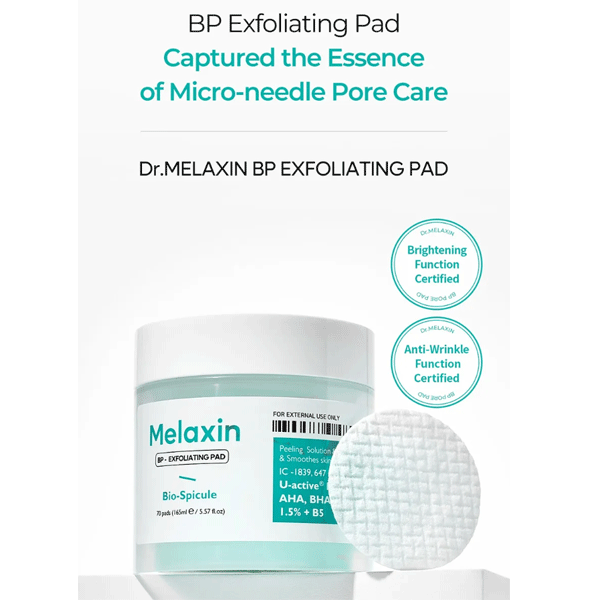 Dr.Melaxin BP Pore Exfoliating Pad 70 pads - DODOSKIN