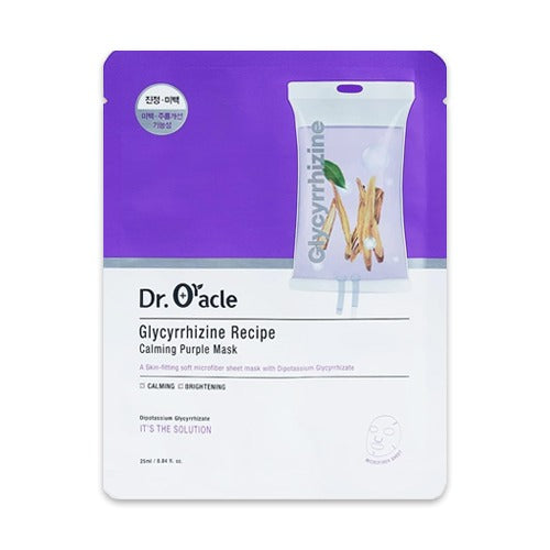 [Dr.oracle] Glycyrrhizine Recipe Calming Purple Mask 1ea - Dodoskin