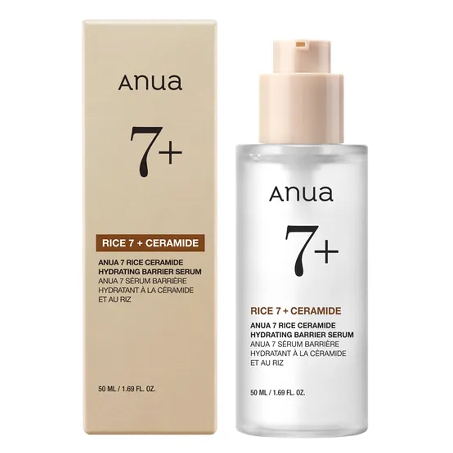 ANUA 7 Rice Ceramide Hydrating Barrier Serum Ampoule 50ml | DODO