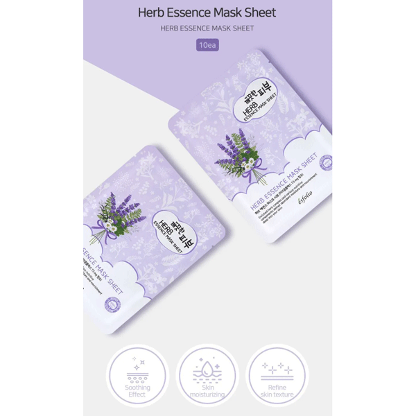 esfolio Herb Essence Mask Sheet 25ml * 10pcs | DODO SKIN – DODOSKIN