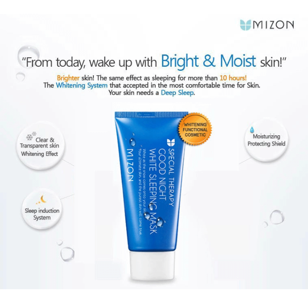 Buy Korean MIZON Good Night White Sleeping Mask Tube 50ml Online DODOSKIN