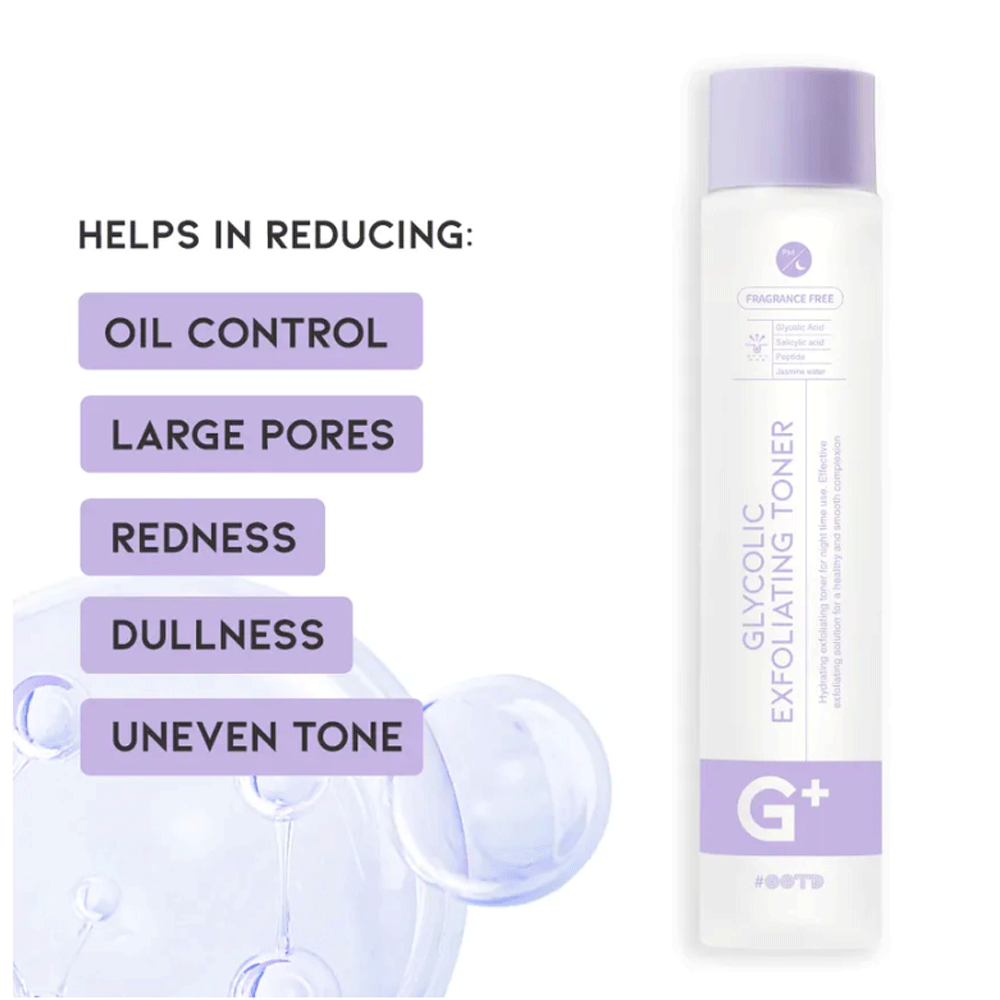 OOTD Glycolic Exfoliating Toner P.M 250ml - DODOSKIN