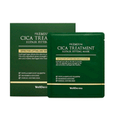 WellDerma Premium Cica Treatment Repair Fitting Mask 25g *4ea (3BOX)