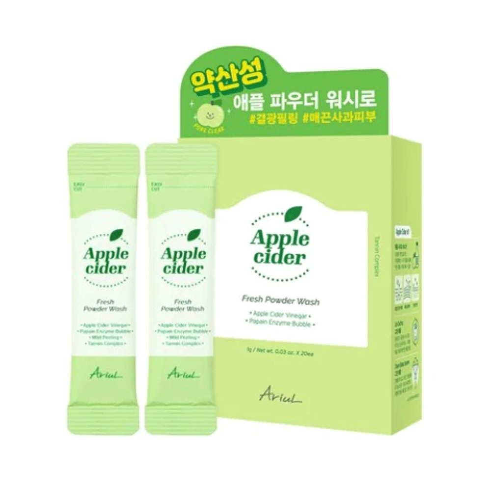 (NEWA) Ariul Apple Cider Fresh Powder Wash 1g *20ea - DODOSKIN