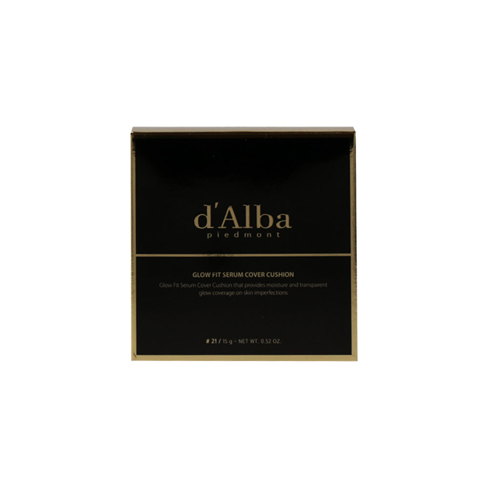 d'Alba Glow Fit Serum Cover Cushion 15g SPF50+ PA++++