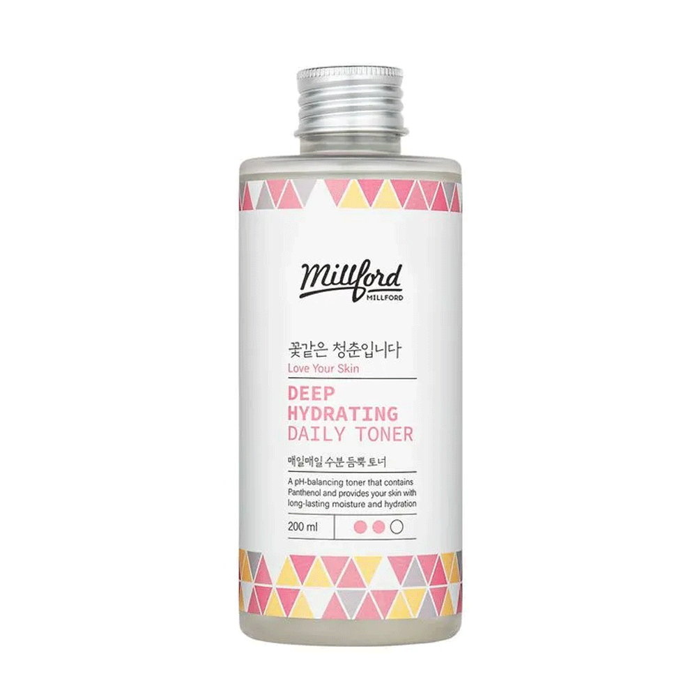 Millford Deep Hydrating Daily Toner 200ml - DODOSKIN