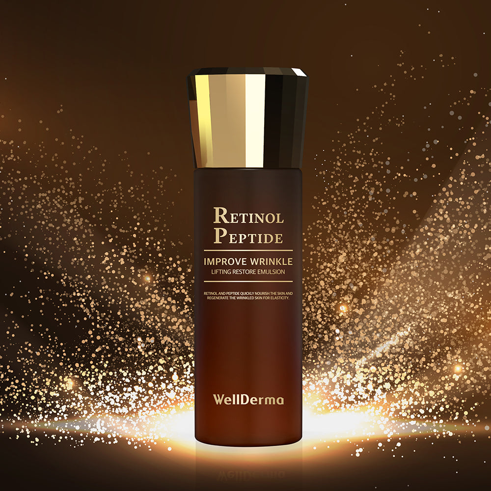 WellDerma Retinol Peptide Lifting Restore Emulsion 120ml