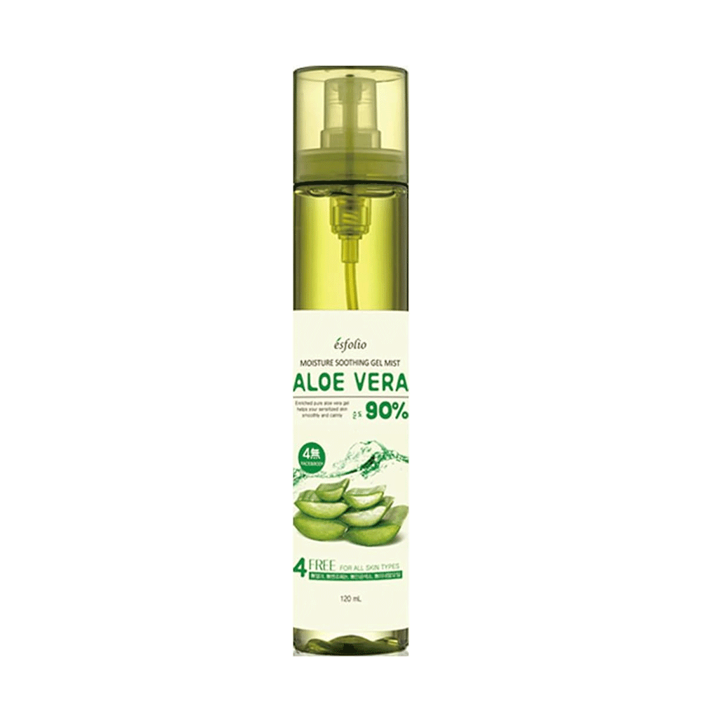 esfolio Moisture Soothing Gel Mist Aloe Vera 90% 120ml - DODOSKIN