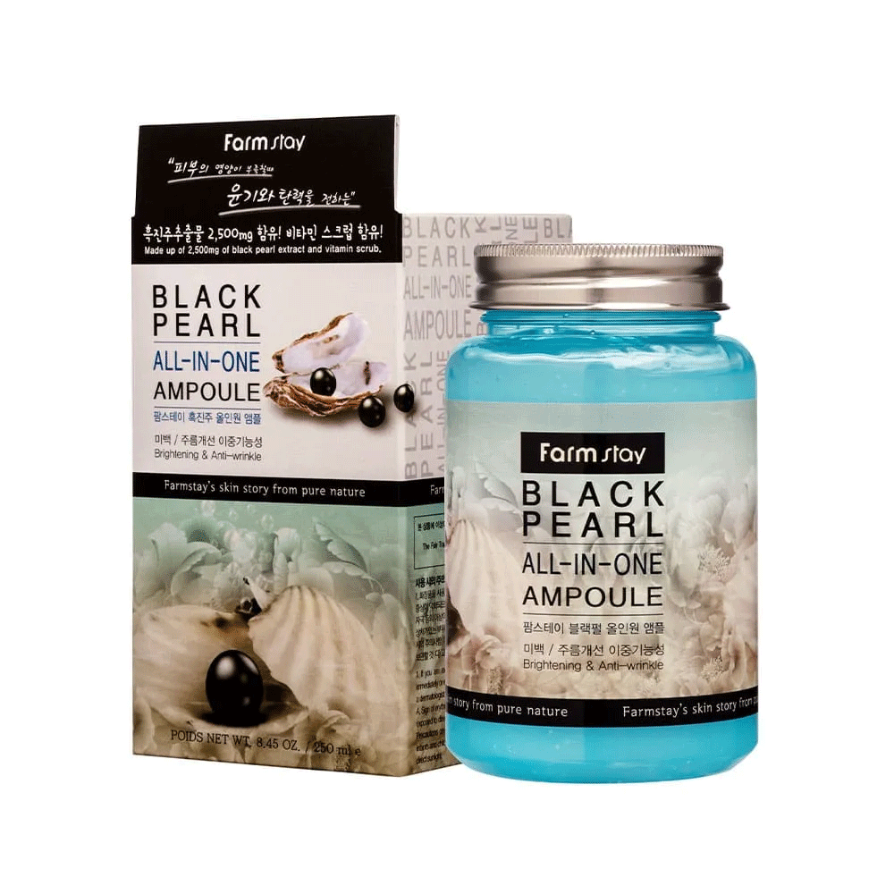 Farmstay Black Pearl All-In One Ampoule 250ml - DODOSKIN