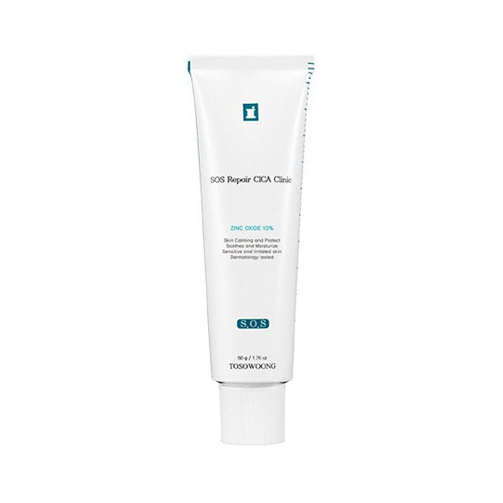 TOSOWOONG SOS Repair Cica Clinic Zinc Oxide 10% Cream 50g