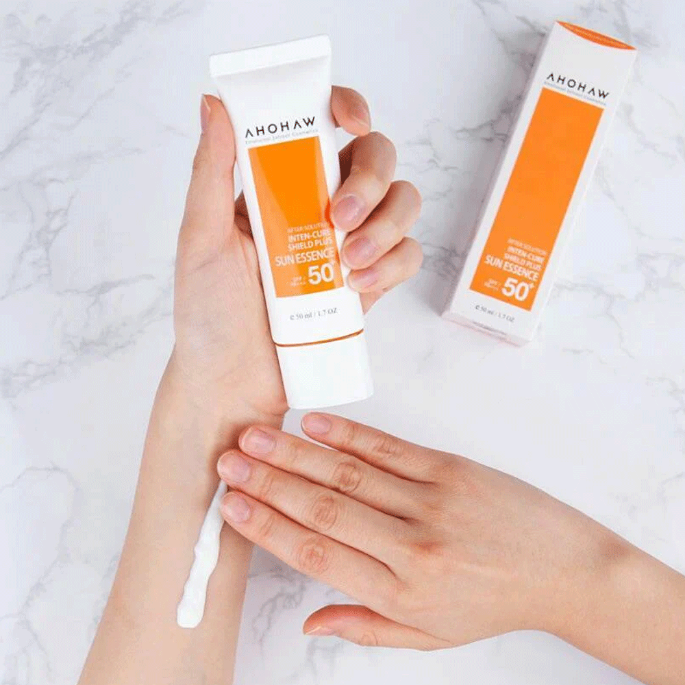 AHOHWA Inten Cure Shield Plus Sun Essence 50ml - DODOSKIN