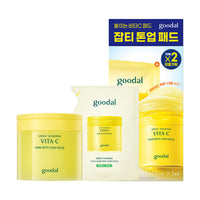 [DDEAL] Goodal Green Tangerine Vita C Blemish Care Pad Alpha 70 sheets+70 sheets Refill Special Set + Free Gift