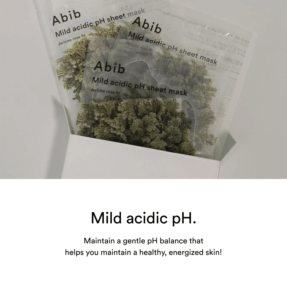 Abib Mild acidic pH sheet mask 5ea #Jericho rose fit - DODOSKIN