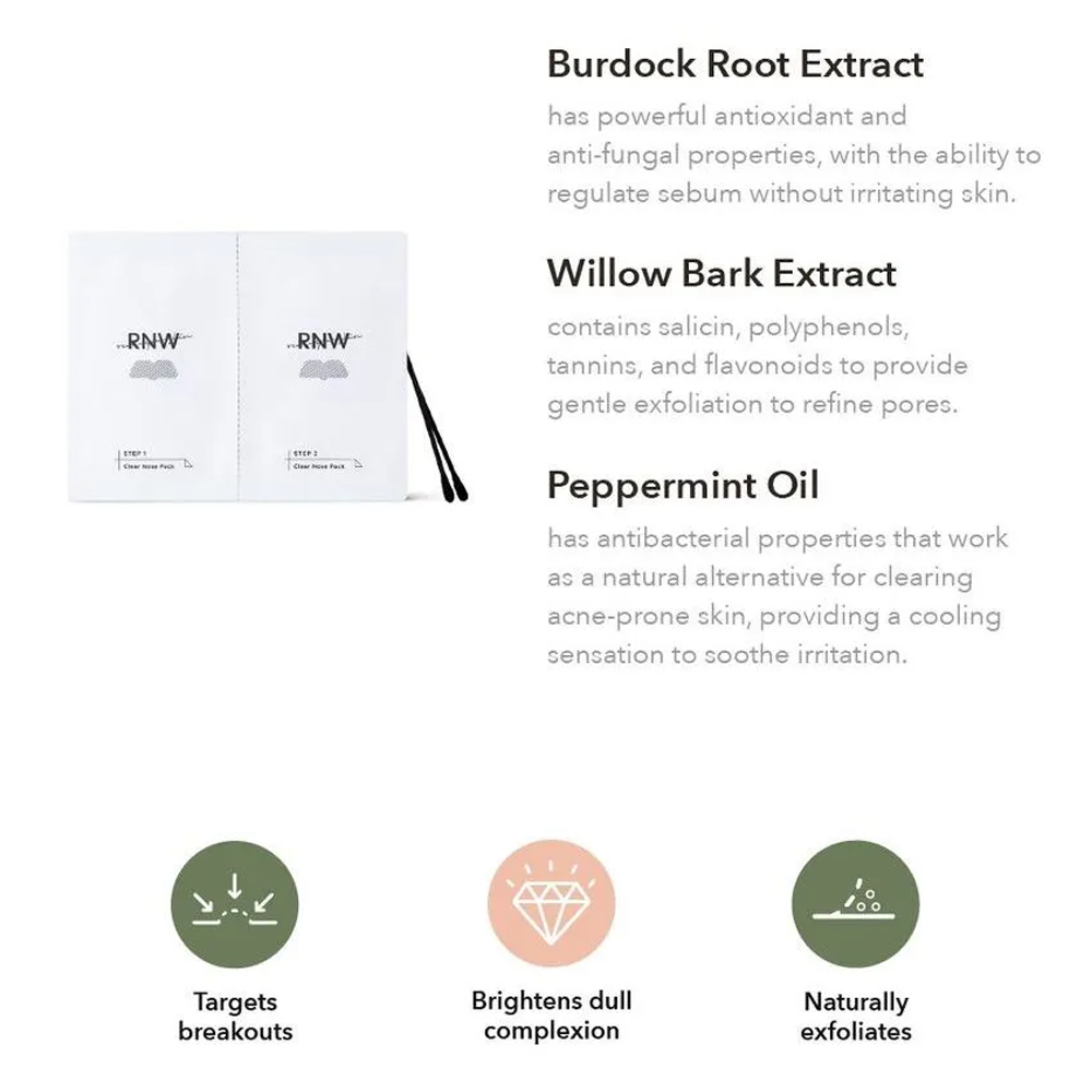 RNW 2-Step Clear Nose Pack Set - DODOSKIN