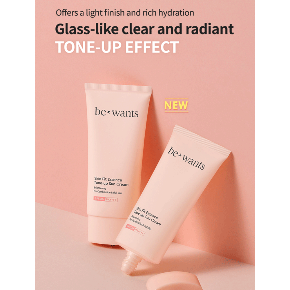 Bewants Skin Fit Essence Tone-up Sun Cream 50ml - DODOSKIN