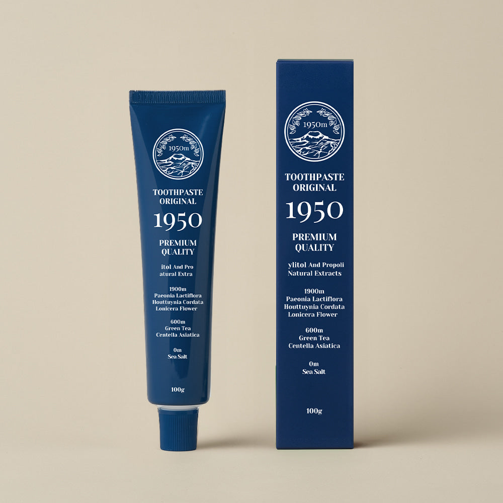 [Expiration imminen] 1950 Jeju Original Toothpaste 100g (4 Types)