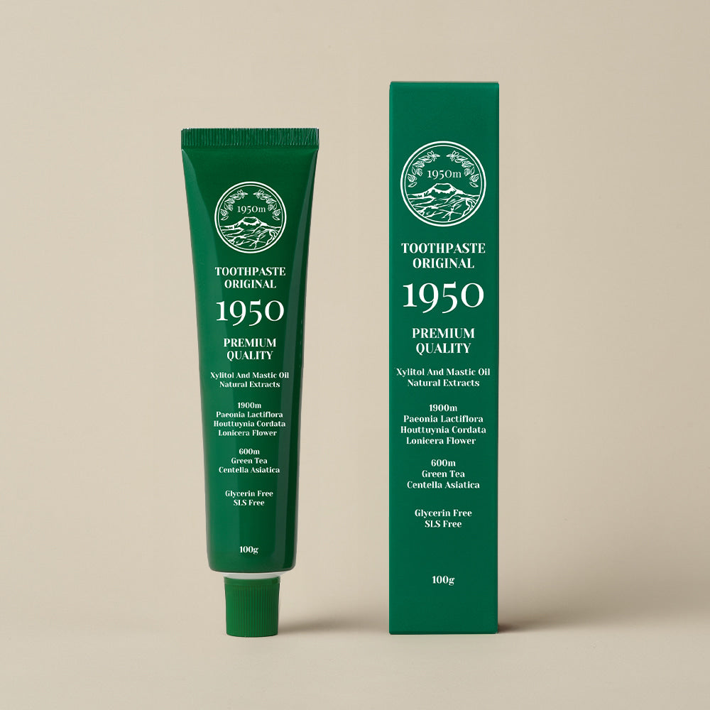 [Expiration imminen] 1950 Jeju Original Toothpaste 100g (4 Types)