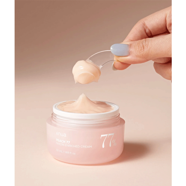 Buy Korean Anua Peach 77 Niacin Enriched Cream 50ml Online | DODOSKIN