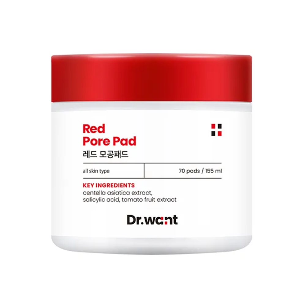 Dr.want Red Pore Pad 70 pads - DODOSKIN