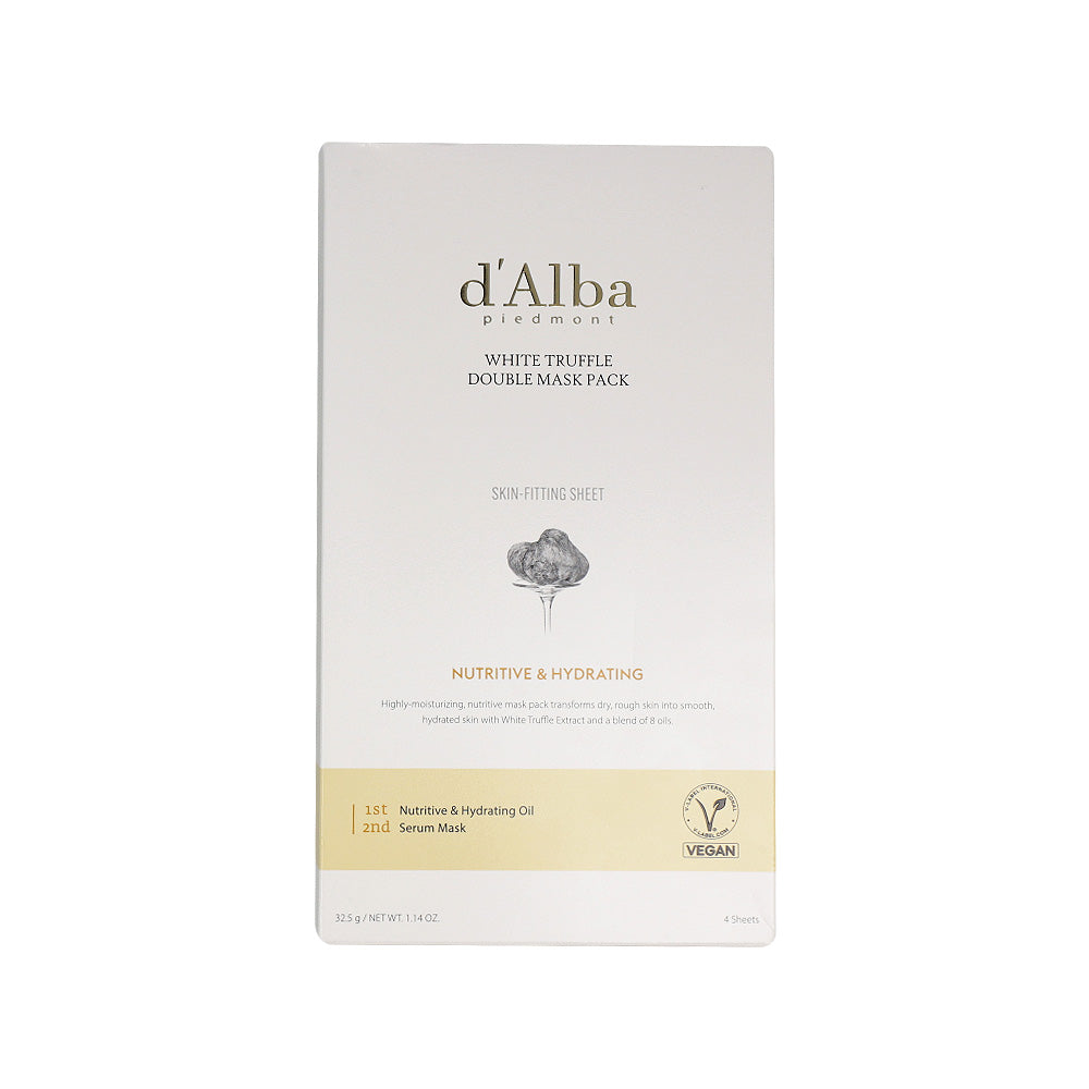 d'Alba White Truffle Double Mask Pack (Nutritive) 32.5g