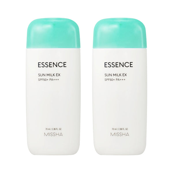 1+1 MISSHA All Around Safe Block Essence Sun Milk EX SPF50+ PA+++ 70ml