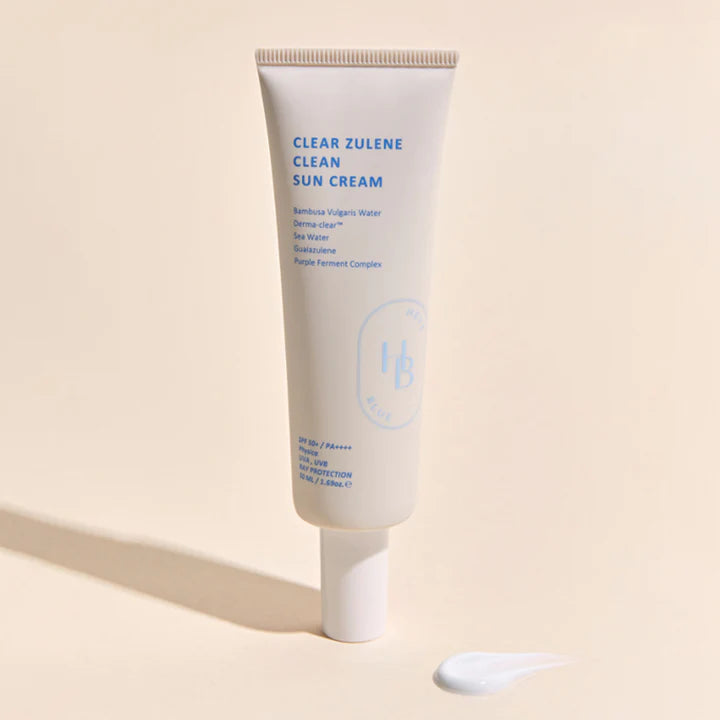 HEVE BLUE Clear Zulene Clean Sun Cream SPF 50+ PA++++ 50ml - DODOSKIN