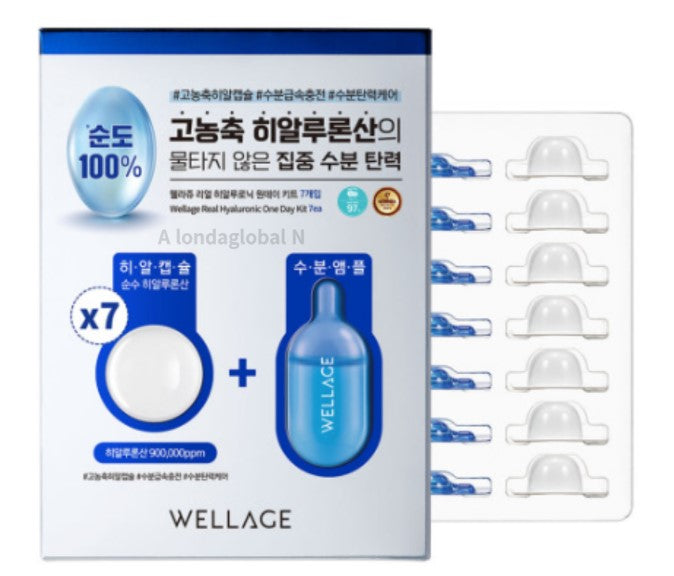 Wellage Real Hyaluronic One Day Kit 7ea - DODOSKIN