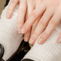 MUZMAK Nail Tips 36pcs #Cookie Ring(Short Square)