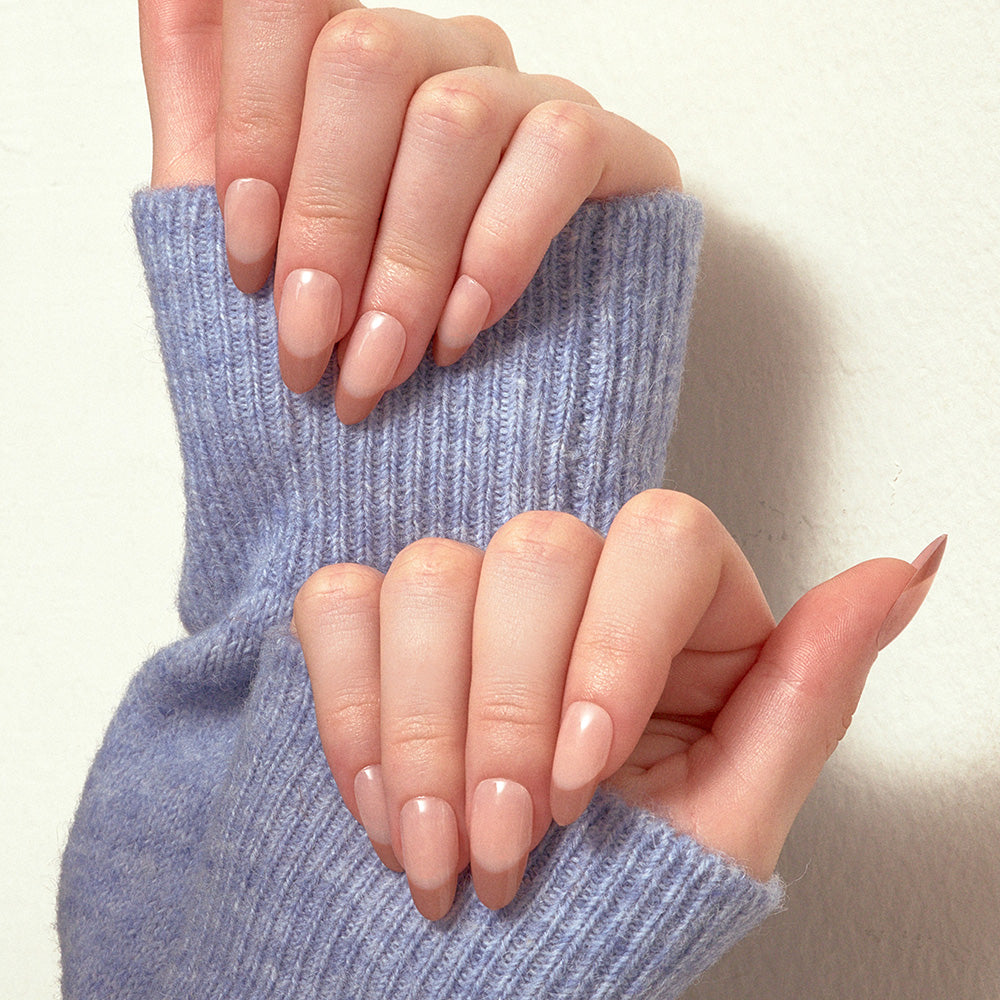 MUZMAK Nail Tips 36pcs #Cafe Latte(Almond)