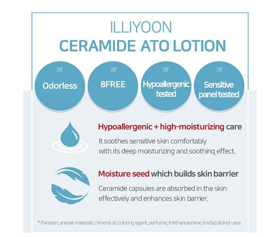 ILLIYOON Ceramide Ato Body Lotion 528ml - DODOSKIN