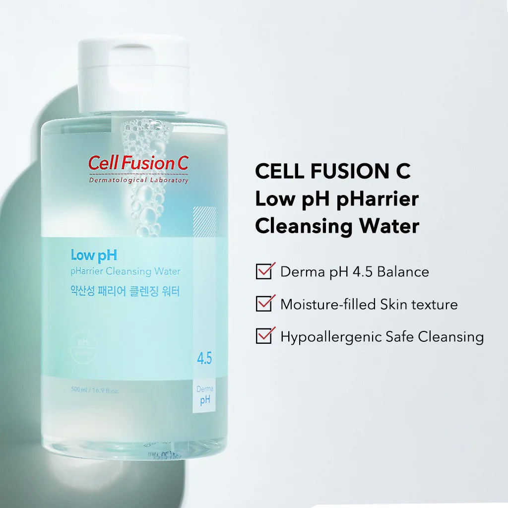 Cell Fusion C Low pH pHarrier Cleansing Water 500ml - DODOSKIN