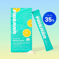 FIBERRR Multi Fiber Lemon Lime Green Tea 150g 15 Sticks