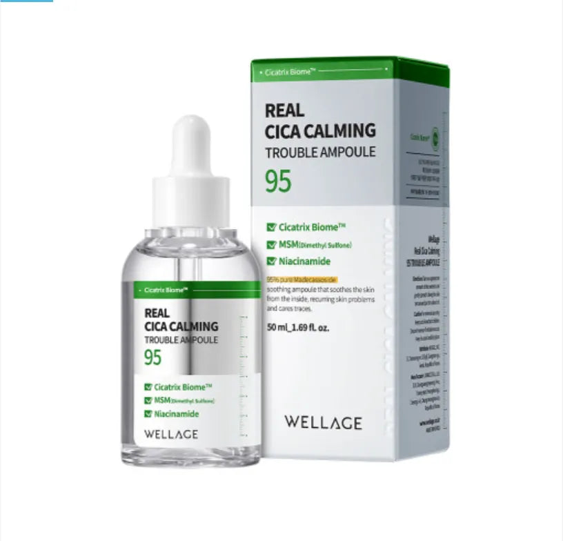Wellage Real Cica Calming Trouble Ampoule 50ml - DODOSKIN