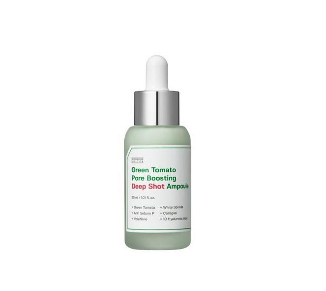 Sungboon Editor Green Tomato poro para impulsar el disparo profundo Ampoule 30ml