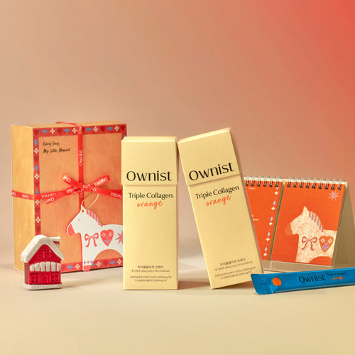 [2025Holiday] Ownist Triple Collagen Orange 28 Sticks 4 Week Supply + Inner Beauty Calendar