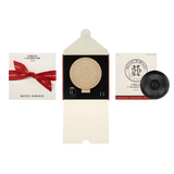 [2026 Lunar New Year Gift Set] HOTEL DAWSON Emblem Car Diffuser Case & Cartridge Set (Free Shopping Bag Included) - Choose Case Color (Beige/Black) & Select 1 of 3 Refill Scents