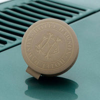 [2026 Lunar New Year Gift Set] HOTEL DAWSON Emblem Car Diffuser Case & Cartridge Set (Free Shopping Bag Included) - Choose Case Color (Beige/Black) & Select 1 of 3 Refill Scents