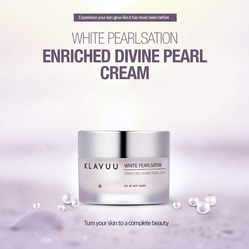 KLAVUU White Pearlsation Enriched Divine Pearl Cream 50ml - DODOSKIN