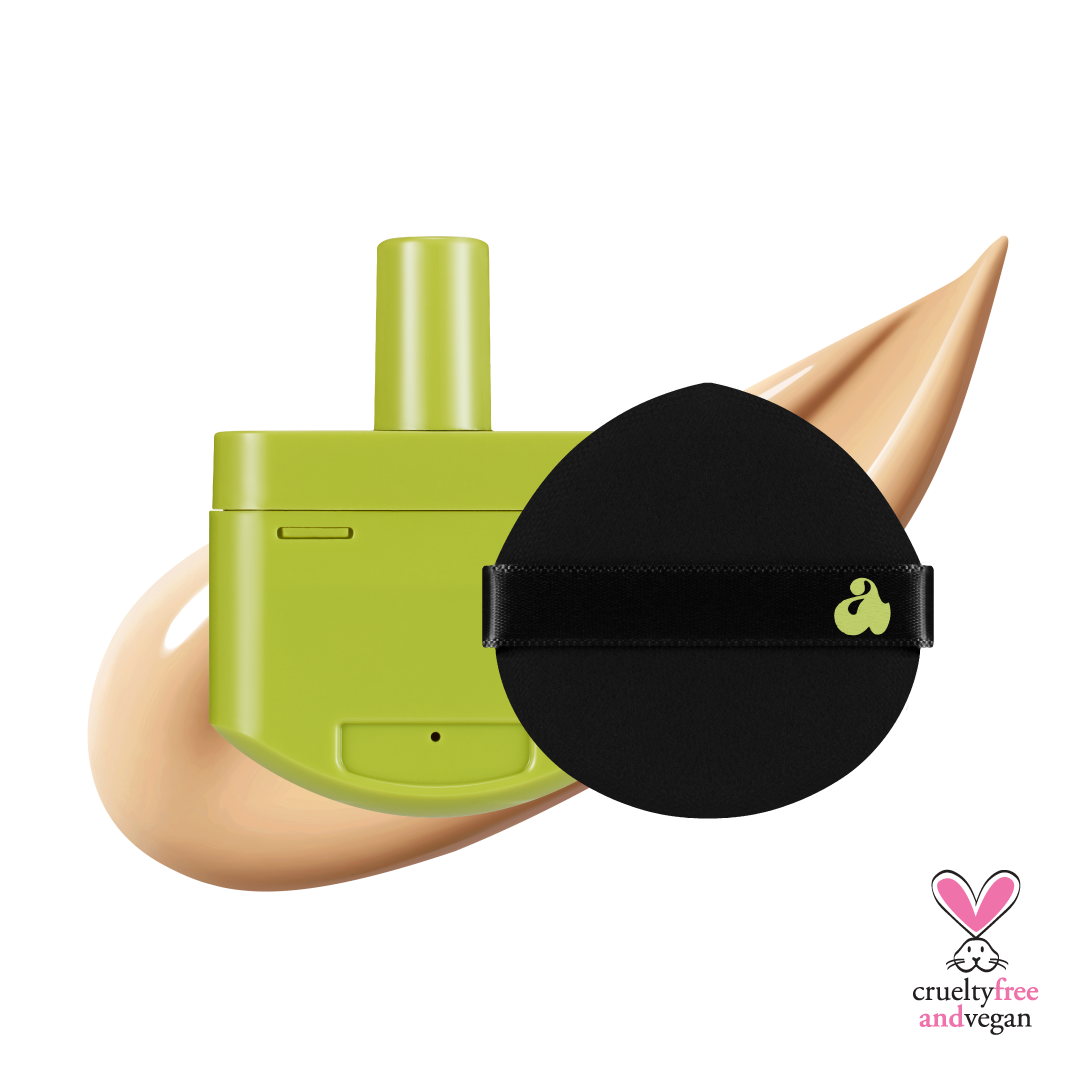 Desgashia satin use recargador de cojín verde saludable spf 30 pa ++ 15g * 21 colores