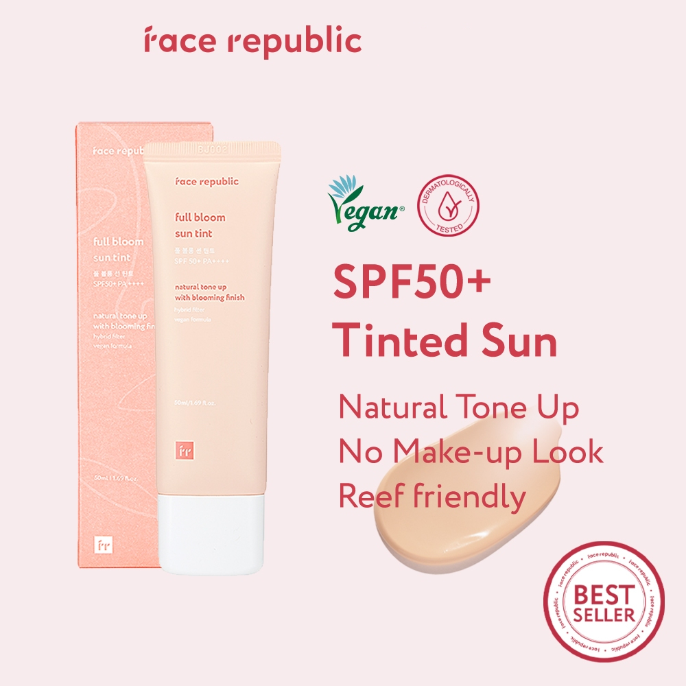 face republic Full Bloom Sun Tint 50+ PA++++ 50ml - DODOSKIN