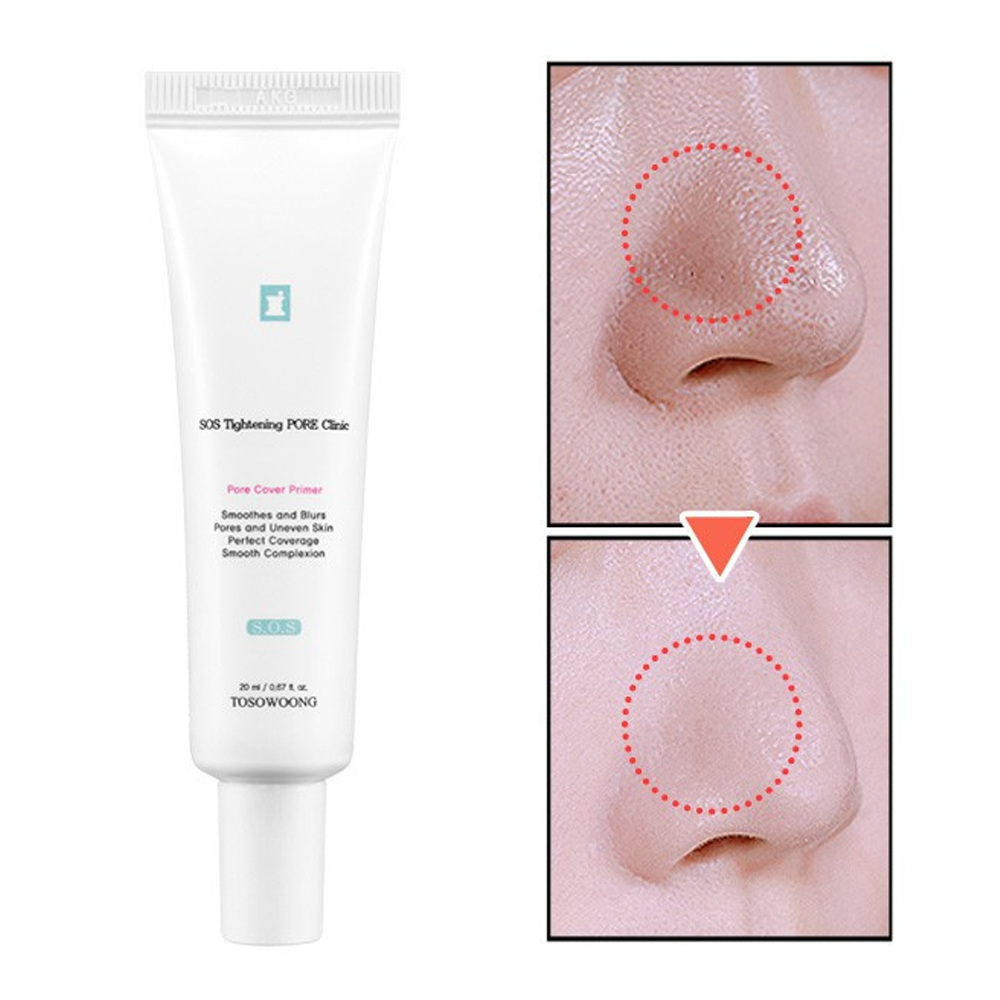 TOSOWOONG SOS Tightening Pore Clinic Pore Cover Primer 20ml - DODOSKIN