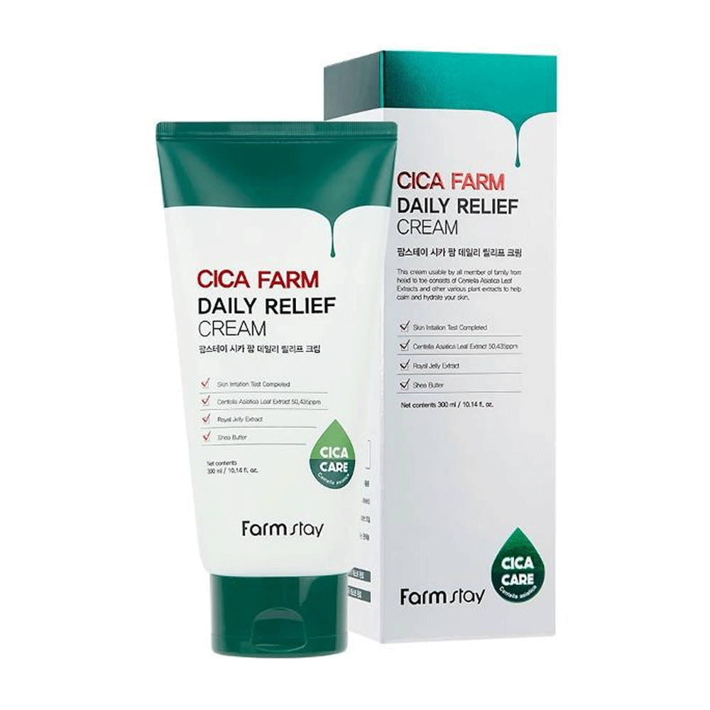 Farmstay Cica Farm Daily Relief Cream 300ml - DODOSKIN