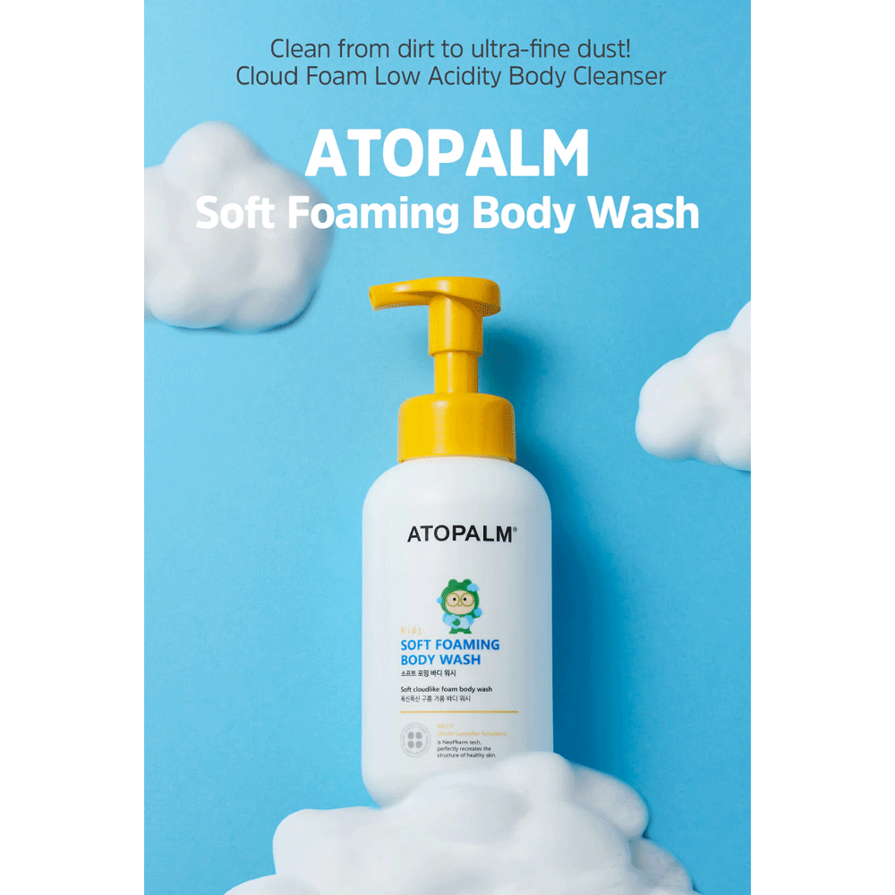 ATOPALM Soft Foaming Body Wash Kids 460ml (22AD) - DODOSKIN