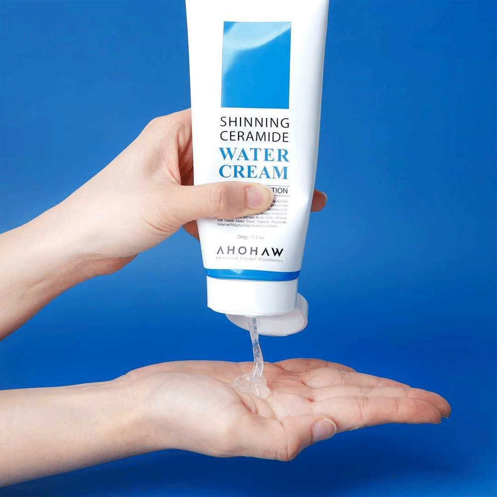 AHOHWA Shinning Ceramide Water Cream 200g - DODOSKIN