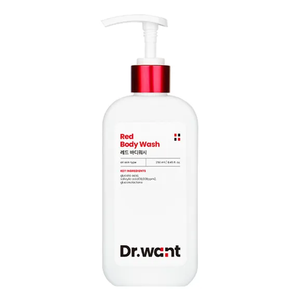 Dr.want Red Body Wash 250ml - DODOSKIN