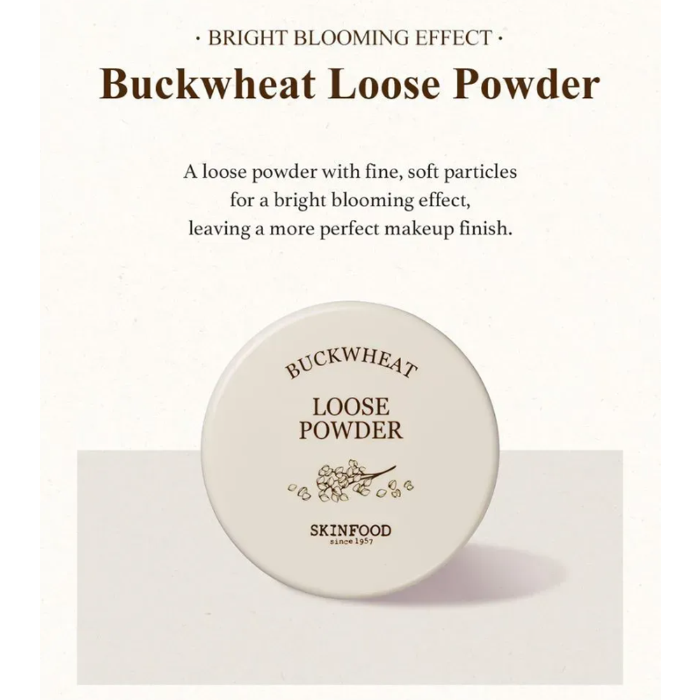SKINFOOD Buckwheat Loose Powder 15g - 4 Colors - DODOSKIN