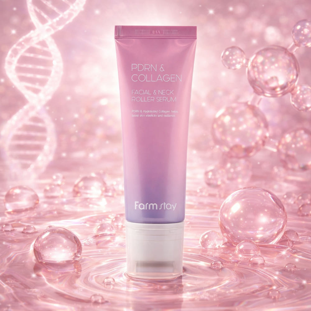 Farmstay PDRN Collagen Facial And Neck Roller Serum 100ml