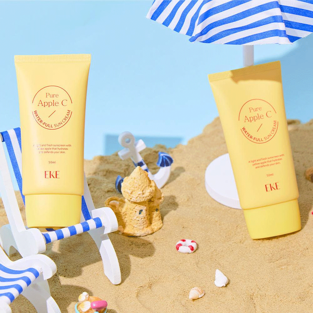 EKE Pure Apple C Water-full Sun Cream 50ml SPF50+ PA++++ - DODOSKIN