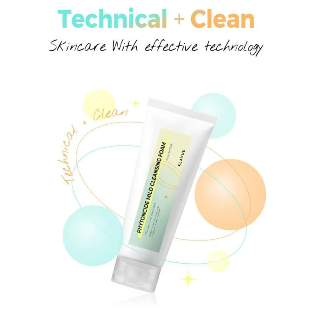 KLAVUU Phytoncide Mild Cleansing Foam 150ml - DODOSKIN